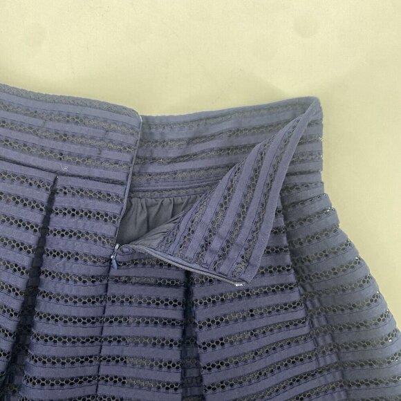 Freestyle Revolution Juniors Size M Punk Party Skirt Eyelet Navy Blue NWT - Picture 10 of 10